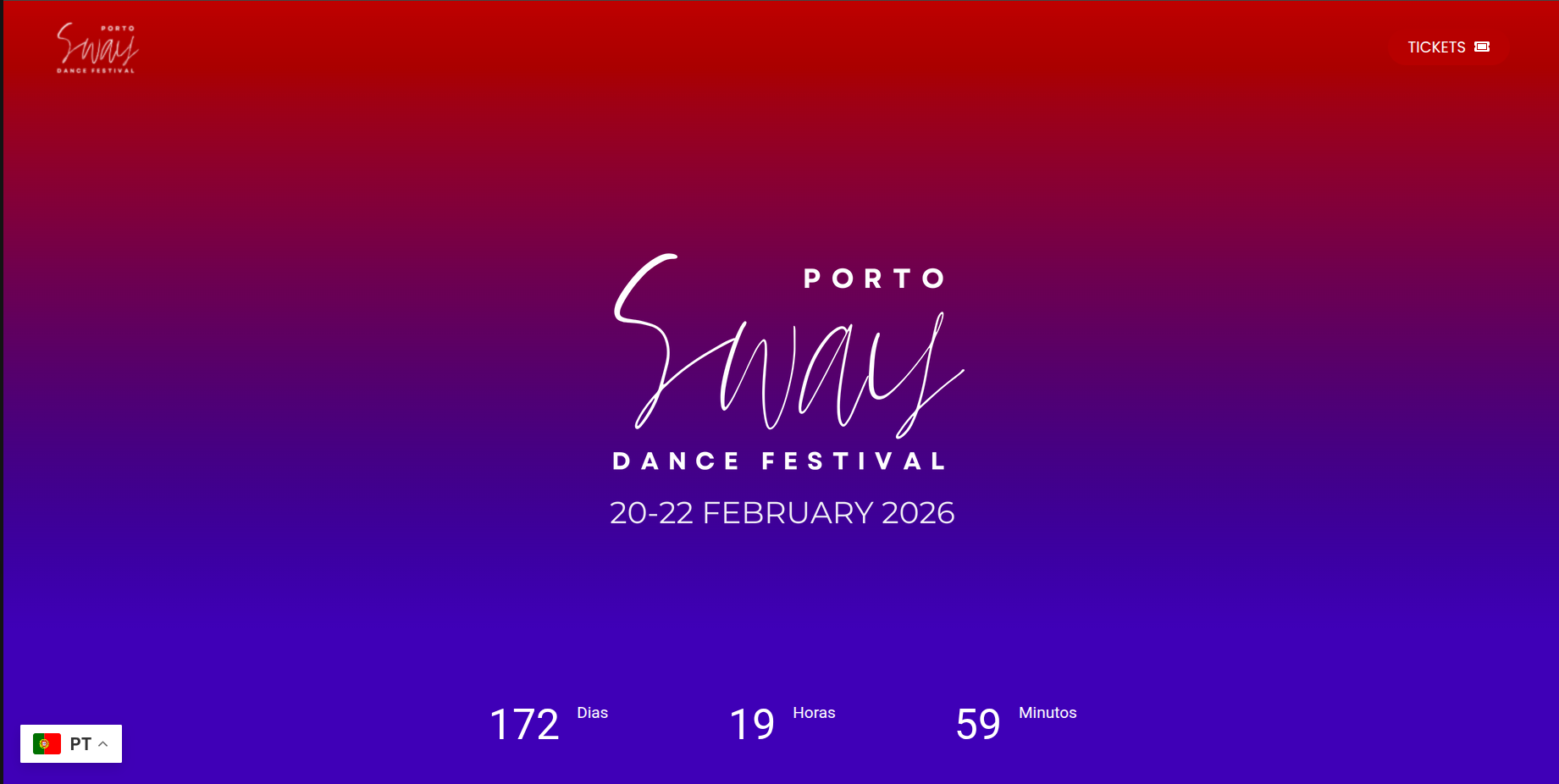 Sway Dance Festival Website